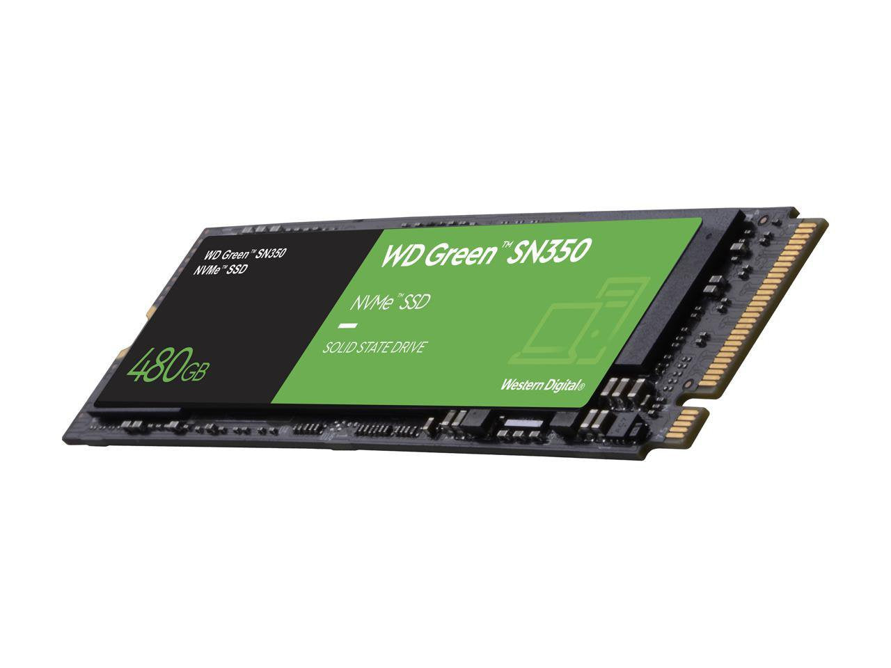 Western Digital Green 480GB PCIe G3 QLC NVMe M.2 Internal Solid State Drive