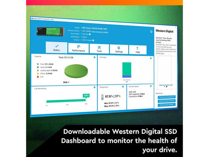 Western Digital Green 480GB PCIe G3 QLC NVMe M.2 Internal Solid State Drive