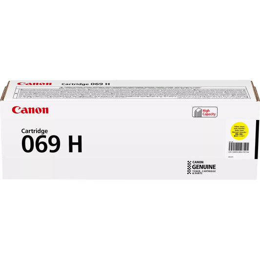 Canon 069H Yellow Toner Cartridge High Yield 5095C002 - NWT FM SOLUTIONS - YOUR CATERING WHOLESALER