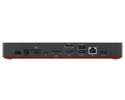 Lenovo ThinkPad Thunderbolt 4 USB C USB A HDMI 2x DisplayPort GigE Workstation Dock 300W