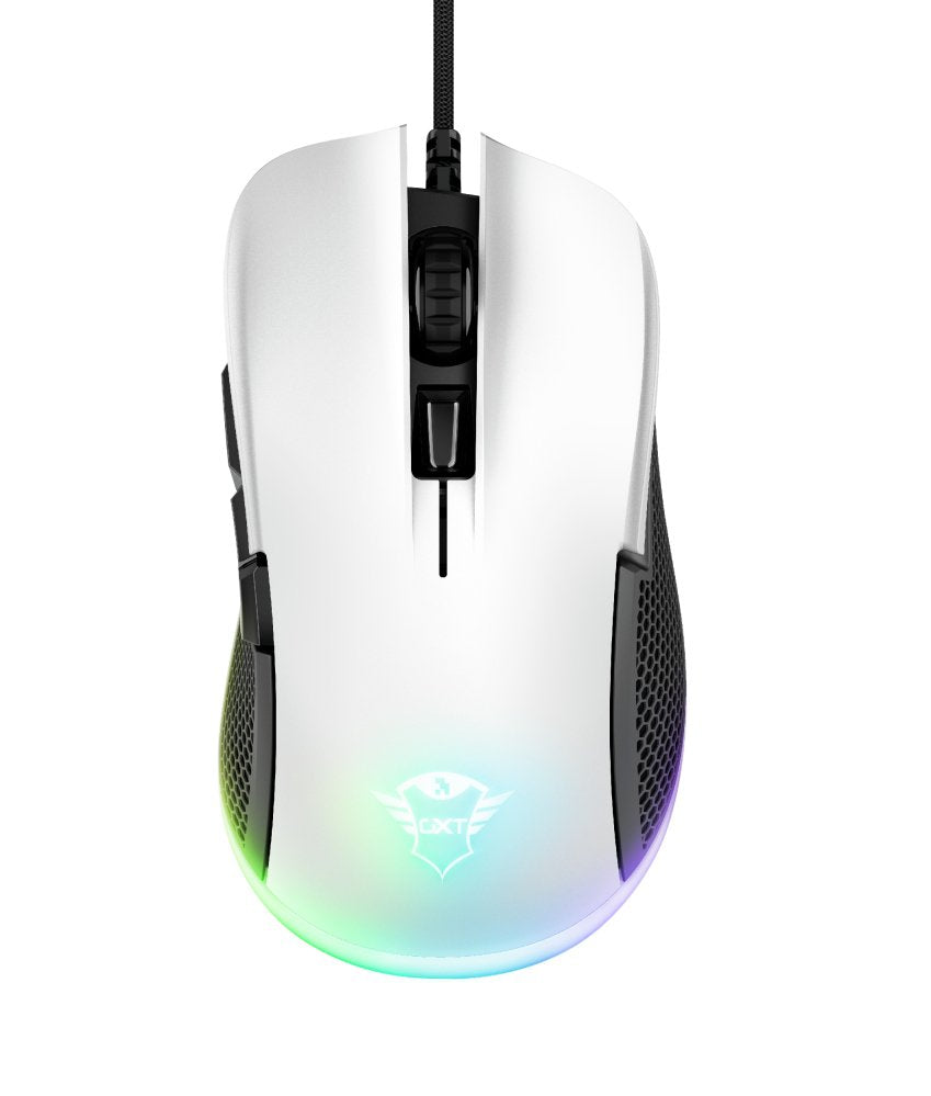 Trust GXT 922W YBAR USB A Wired Optical 7200 DPI Gaming Mouse