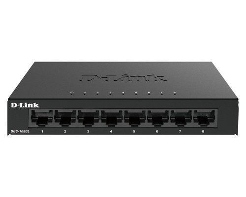 D Link 8 Port 10 100 1000 Gigabit Ethernet Unmanaged Desktop Switch - NWT FM SOLUTIONS - YOUR CATERING WHOLESALER