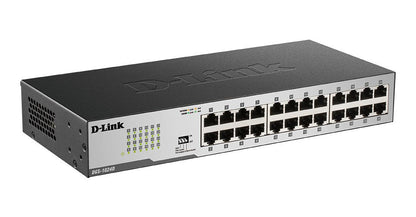 D Link DGS1024DB 24 Port Gigabit Unmanaged Ethernet Layer 2 Desktop Switch