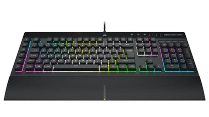 Corsair K55 RGB PRO XT Rubber Dome USB UK English Black Keyboard