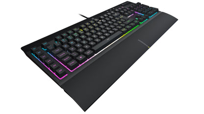 Corsair K55 RGB PRO XT Rubber Dome USB UK English Black Keyboard