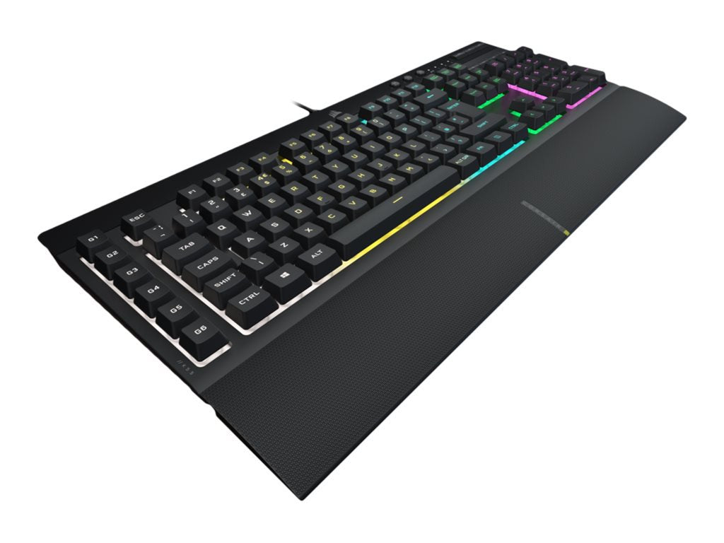 Corsair K55 RGB PRO 5Z Rubber Dome USB QWERTY UK English Black Keyboard