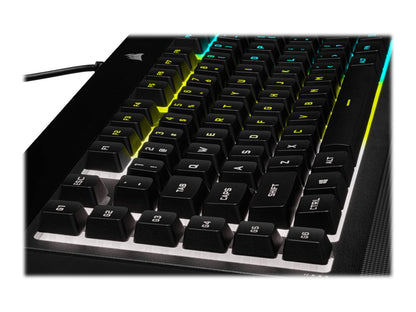 Corsair K55 RGB PRO 5Z Rubber Dome USB QWERTY UK English Black Keyboard