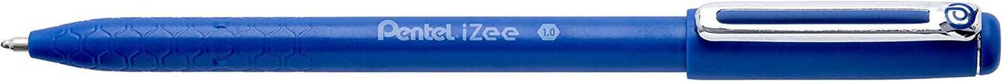 Pentel IZEE Ballpoint Pen Cap-Style 1.0mm Tip 0.5mm Line Blue (Pack 12) BX460-C - NWT FM SOLUTIONS - YOUR CATERING WHOLESALER