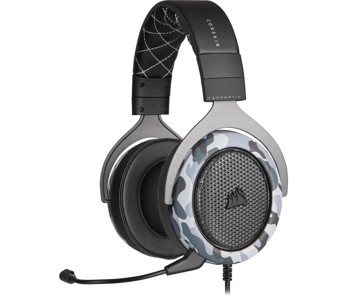 Corsair HS60 HAPTIC Stereo USB Wired Camouflage Gaming Headset - NWT FM SOLUTIONS - YOUR CATERING WHOLESALER
