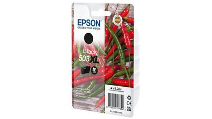 Epson Chillies 503 Black High Capacity Ink Cartridge 9.2ml - C13T09R14010