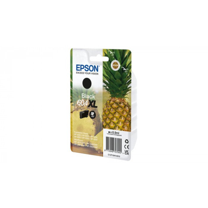 Epson Pineapple 604 Black High Capacity Ink Cartridge 8.9ml - C13T10H14010