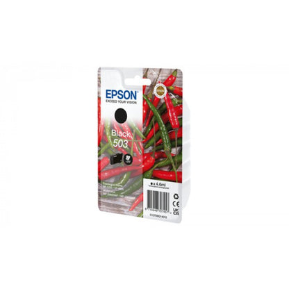 Epson Chillies 503 Black Standard Capacity Ink Cartridge 4.6ml - C13T09Q14010