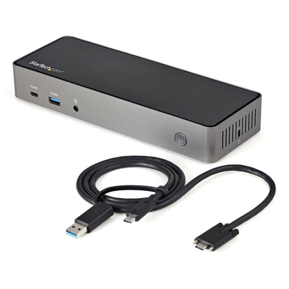 StarTech.com Hybrid USB C USB A Triple HDMI 4K 60Hz Dock - NWT FM SOLUTIONS - YOUR CATERING WHOLESALER
