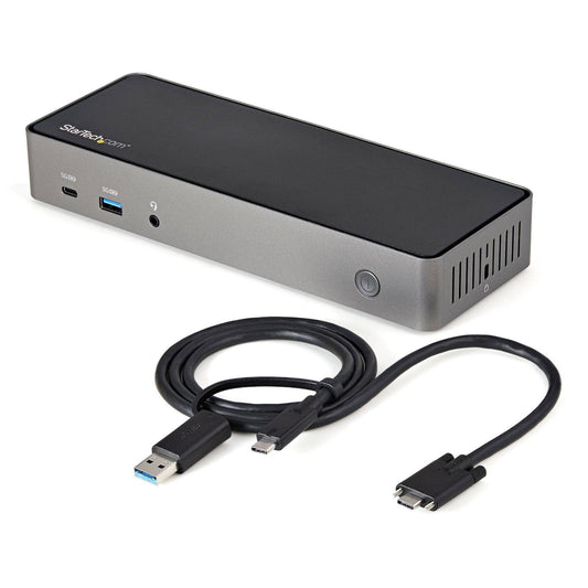 StarTech.com Hybrid USB C USB A Triple HDMI 4K 60Hz Dock - NWT FM SOLUTIONS - YOUR CATERING WHOLESALER