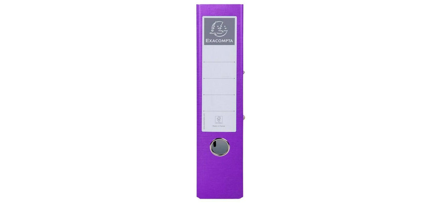 Teksto Lever Arch File Prem Touch A4 80mm Spine Purple 53657E