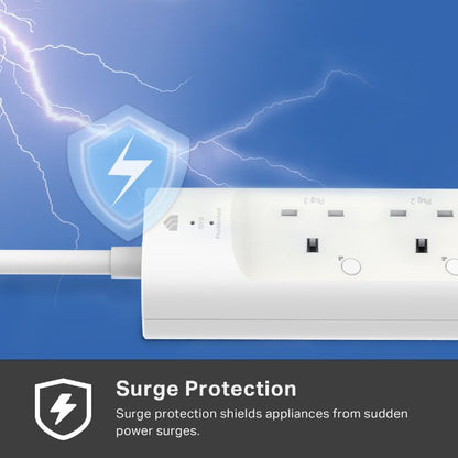 TP Link 3 Outlet Smart WiFi Power Strip with 2 USB Ports