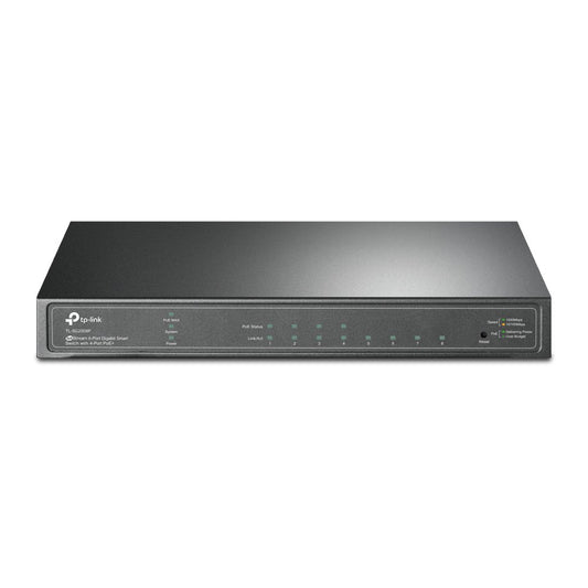 TP Link JetStream 8 Port Gigabit Smart Switch with 4 PoE Plus Ports - NWT FM SOLUTIONS - YOUR CATERING WHOLESALER