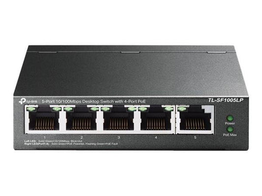 TP Link 5 Port 10 100Mbps Desktop Switch With 4 PoE Ports - NWT FM SOLUTIONS - YOUR CATERING WHOLESALER