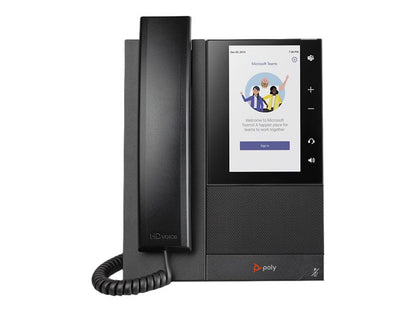 Poly CCX 505 Business Media Phone Microsoft Teams Certified Ships without Power Supply - NWT FM SOLUTIONS - YOUR CATERING WHOLESALER