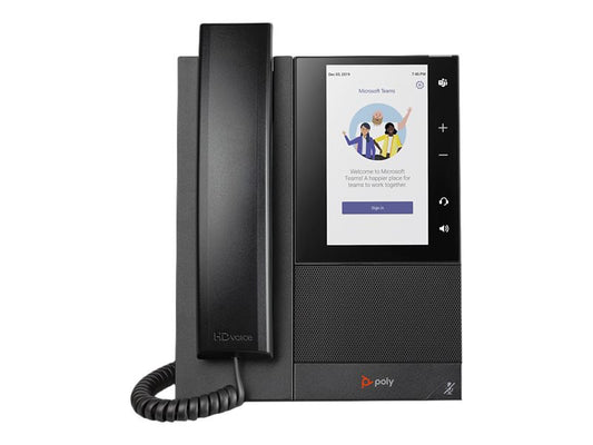 Poly CCX 505 Business Media Phone Microsoft Teams Certified Ships without Power Supply - NWT FM SOLUTIONS - YOUR CATERING WHOLESALER