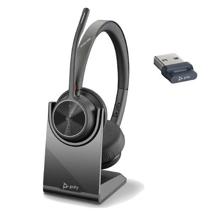 Poly Voyager 4320 UC Bluetooth USB A Headset with Charging Stand - NWT FM SOLUTIONS - YOUR CATERING WHOLESALER
