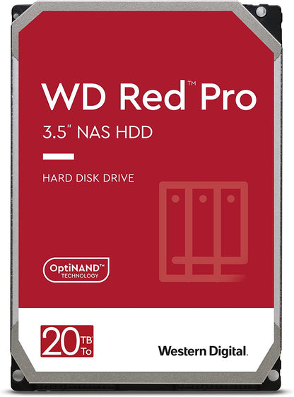 Western Digital Red Pro 20TB SATA 6Gbs 3.5 Inch Internal Hard Disk Drive - NWT FM SOLUTIONS - YOUR CATERING WHOLESALER