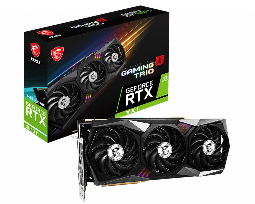 MSI NVIDIA GeForce 3090 Ti GAMING X TRIO 24GB GDDR6X Graphics Card