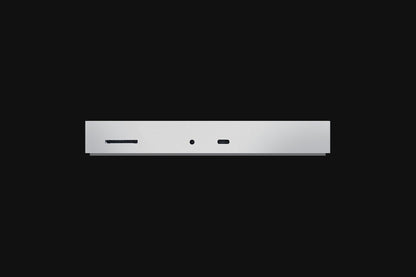 Razer Thunderbolt 4 Dock Chroma Premium Hub with RGB Lighting for Windows and Mac Mercury White