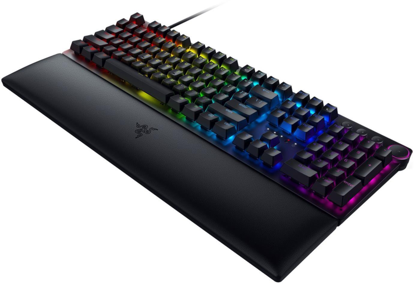 Razer Huntsman V2 Linear Optical Red Switch QWERTY UK Layout USB Wired Gaming Keyboard