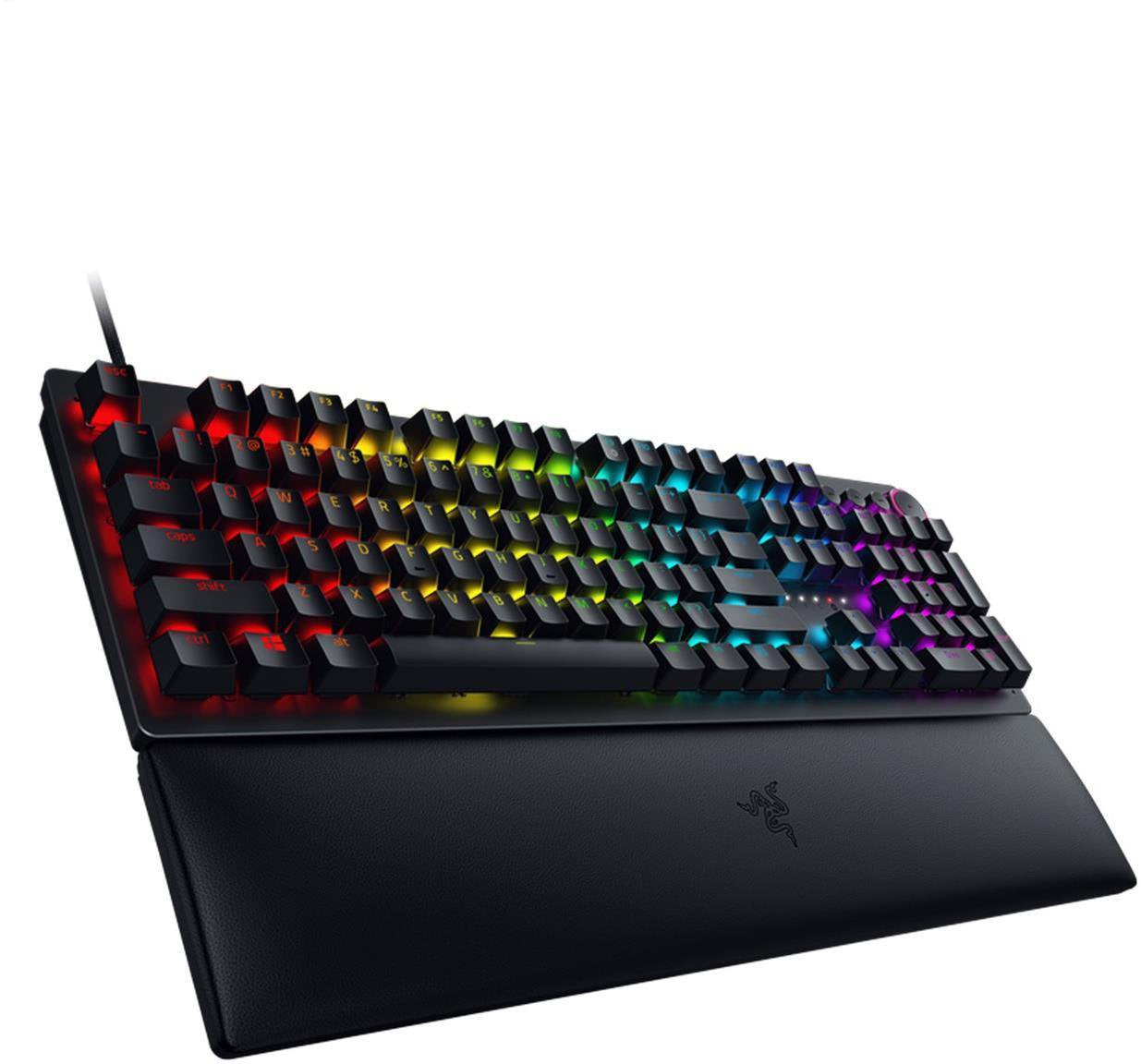 Razer Huntsman V2 Linear Optical Red Switch QWERTY UK Layout USB Wired Gaming Keyboard