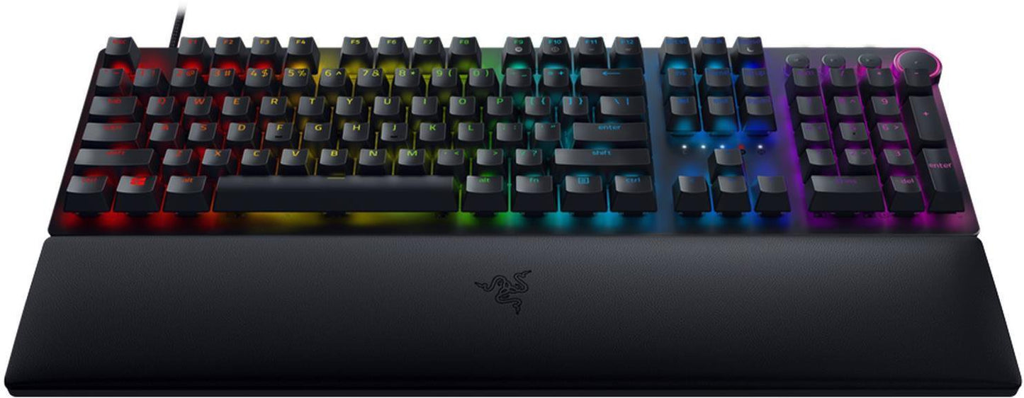 Razer Huntsman V2 Linear Optical Red Switch QWERTY UK Layout USB Wired Gaming Keyboard