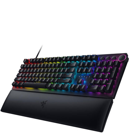 Razer Huntsman V2 Linear Optical Red Switch QWERTY UK Layout USB Wired Gaming Keyboard