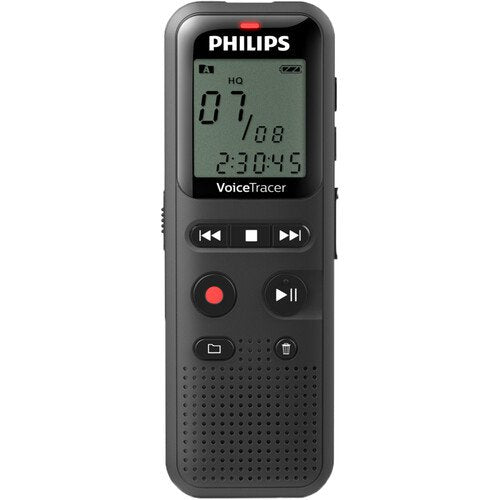 Philips Dictation DVT1160 VoiceTracer Audio Recorder 8GB Memory Black - NWT FM SOLUTIONS - YOUR CATERING WHOLESALER