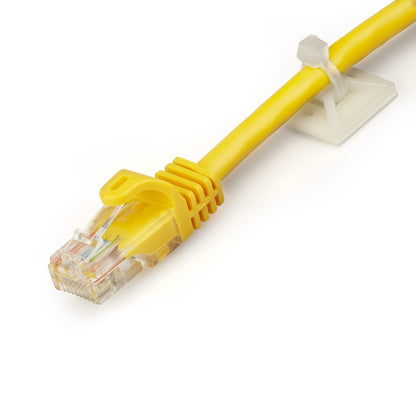 StarTech.com 100 Pack Cable Tie Mounts with Adhesive Tape for 0.18 Inch Wide Ties