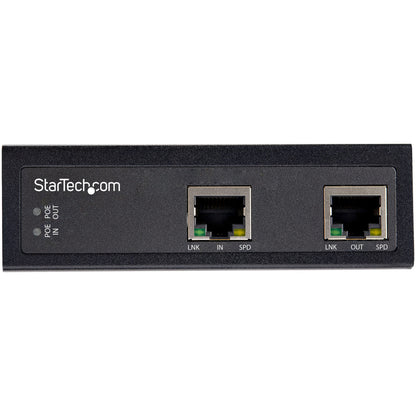 StarTech.com Industrial Single Port Gigabit PoE Extender 60W 100m