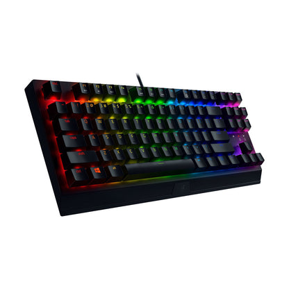 Razer Blackwidow V3 Tenkeyless Green Switch USB QWERTY UK Layout Gaming Keyboard