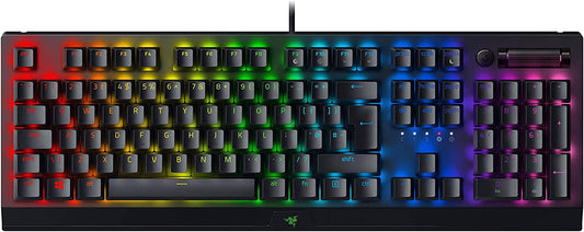 Razer BlackWidow V3 Green Switch USB QWERTY UK English Layout Keyboard Black - NWT FM SOLUTIONS - YOUR CATERING WHOLESALER