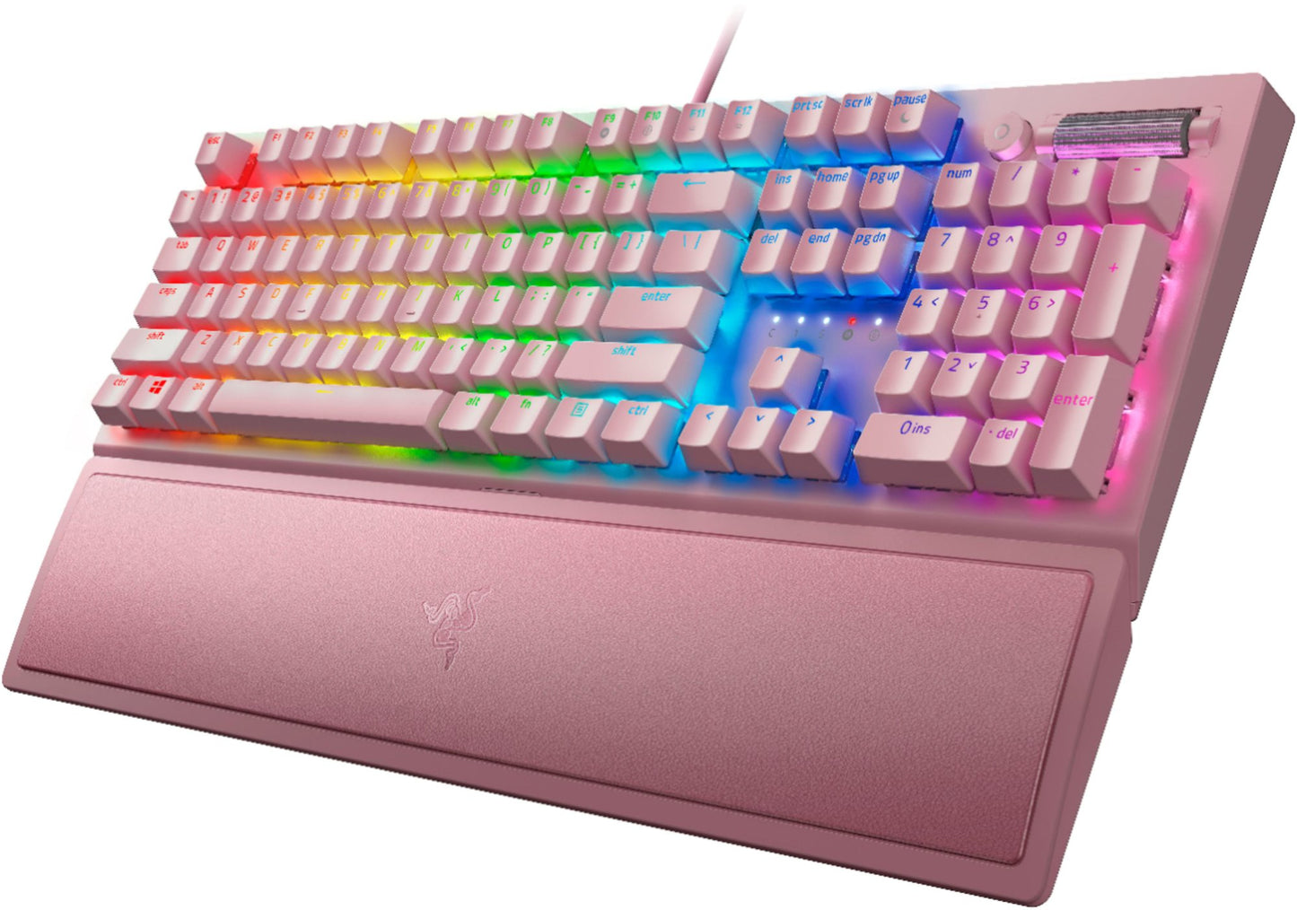 Razer BlackWidow V3 Green Switch USB QWERTY US English Keyboard Metallic Quartz