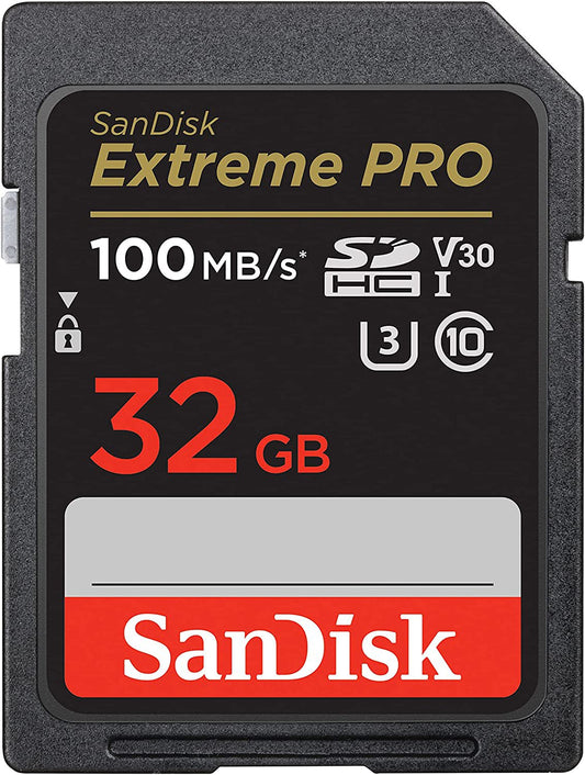 SanDisk Extreme PRO 32GB SDHC UHS-I Class 10 Memory Card - NWT FM SOLUTIONS - YOUR CATERING WHOLESALER