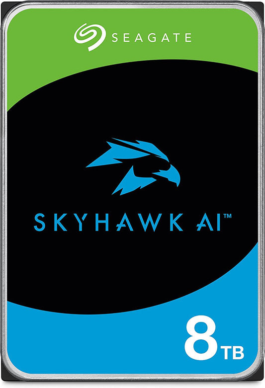 Seagate HDD Internal 8TB Skyhawk AI 7200 SATA 3.5 INCH - NWT FM SOLUTIONS - YOUR CATERING WHOLESALER