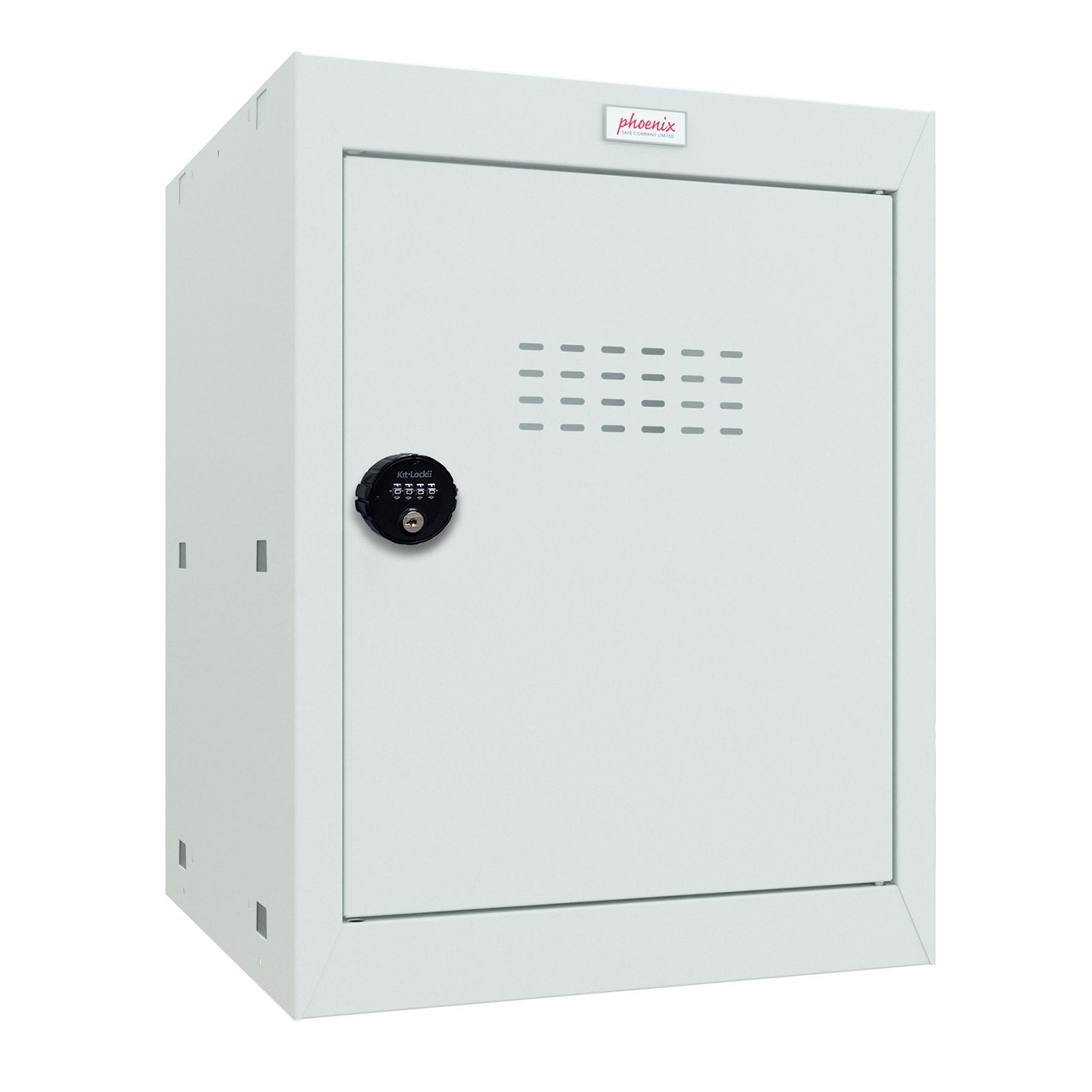 Phoenix CL Series Size 2 Cube Locker in Light Grey with Combination Lock CL0544GGC - NWT FM SOLUTIONS - YOUR CATERING WHOLESALER