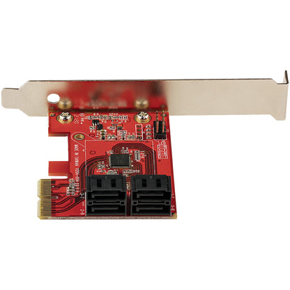StarTech.com SATA PCIe Card 4 Ports 6Gbps Non RAID
