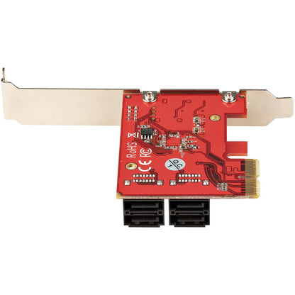 StarTech.com SATA PCIe Card 4 Ports 6Gbps Non RAID