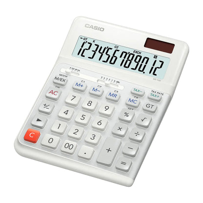 Casio DE-12E-WE 12 Digit Big Ergonomic Desk Calculator DE-12E-WE-WA-EP