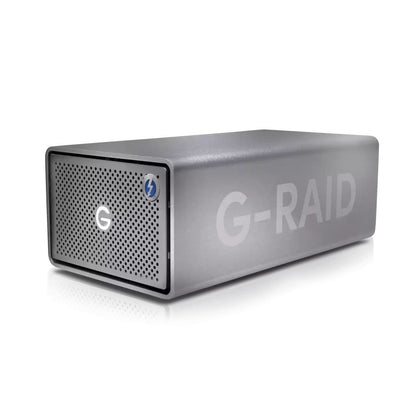 SanDisk 8TB G-RAID 2 Disk Array Desktop Thunderbolt 3 USB C Stainless Steel External Hard Drive - NWT FM SOLUTIONS - YOUR CATERING WHOLESALER