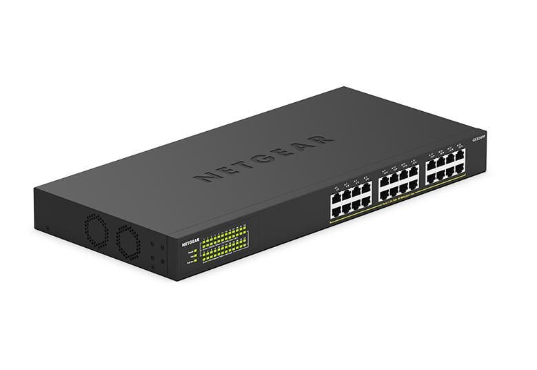 Netgear GS324P 24 Port Unmanaged Gigabit Power over Ethernet 1U Network Switch - NWT FM SOLUTIONS - YOUR CATERING WHOLESALER
