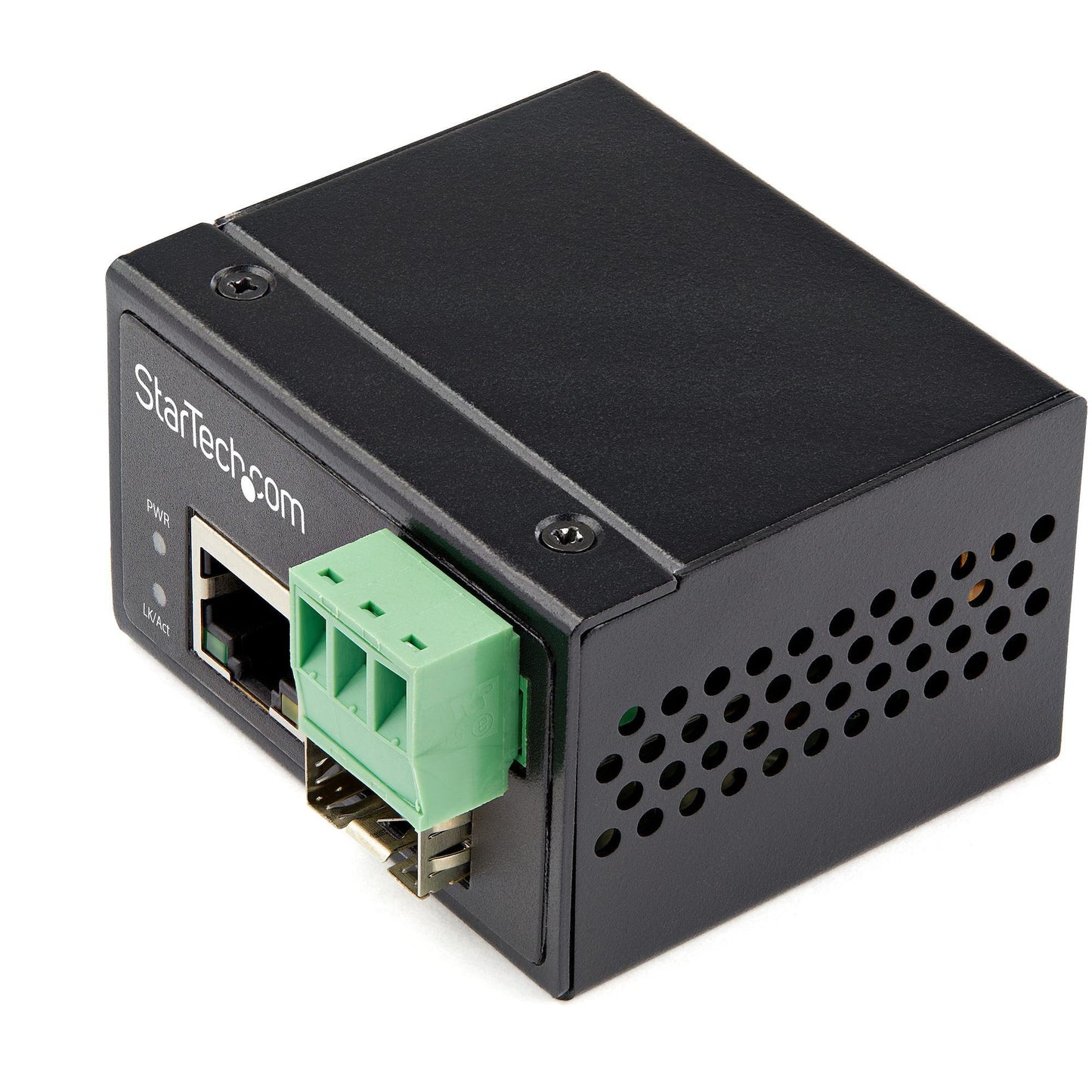 StarTech.com Industrial Fibre to Ethernet Media Converter - 100Mbps SFP to RJ45 Cat6 - NWT FM SOLUTIONS - YOUR CATERING WHOLESALER