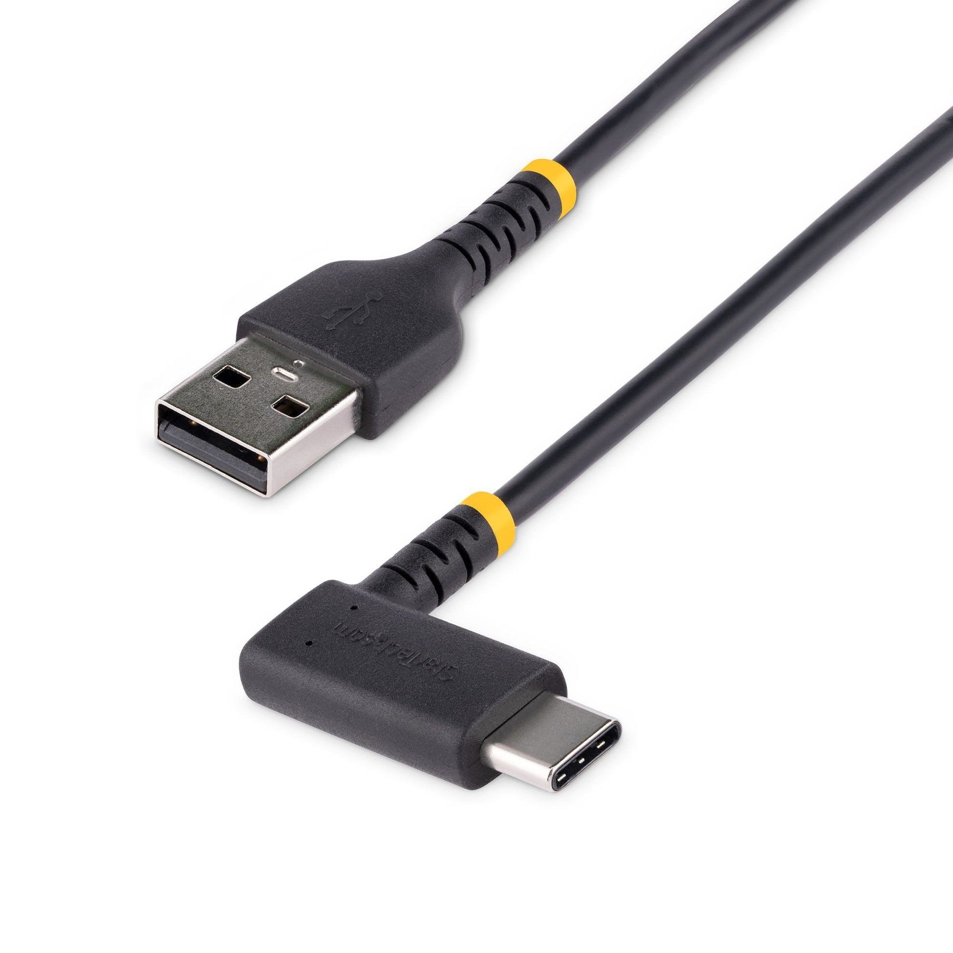 StarTech.com 15cm USB A to Right Angle USB C Heavy Duty Fast Charging Cable - NWT FM SOLUTIONS - YOUR CATERING WHOLESALER