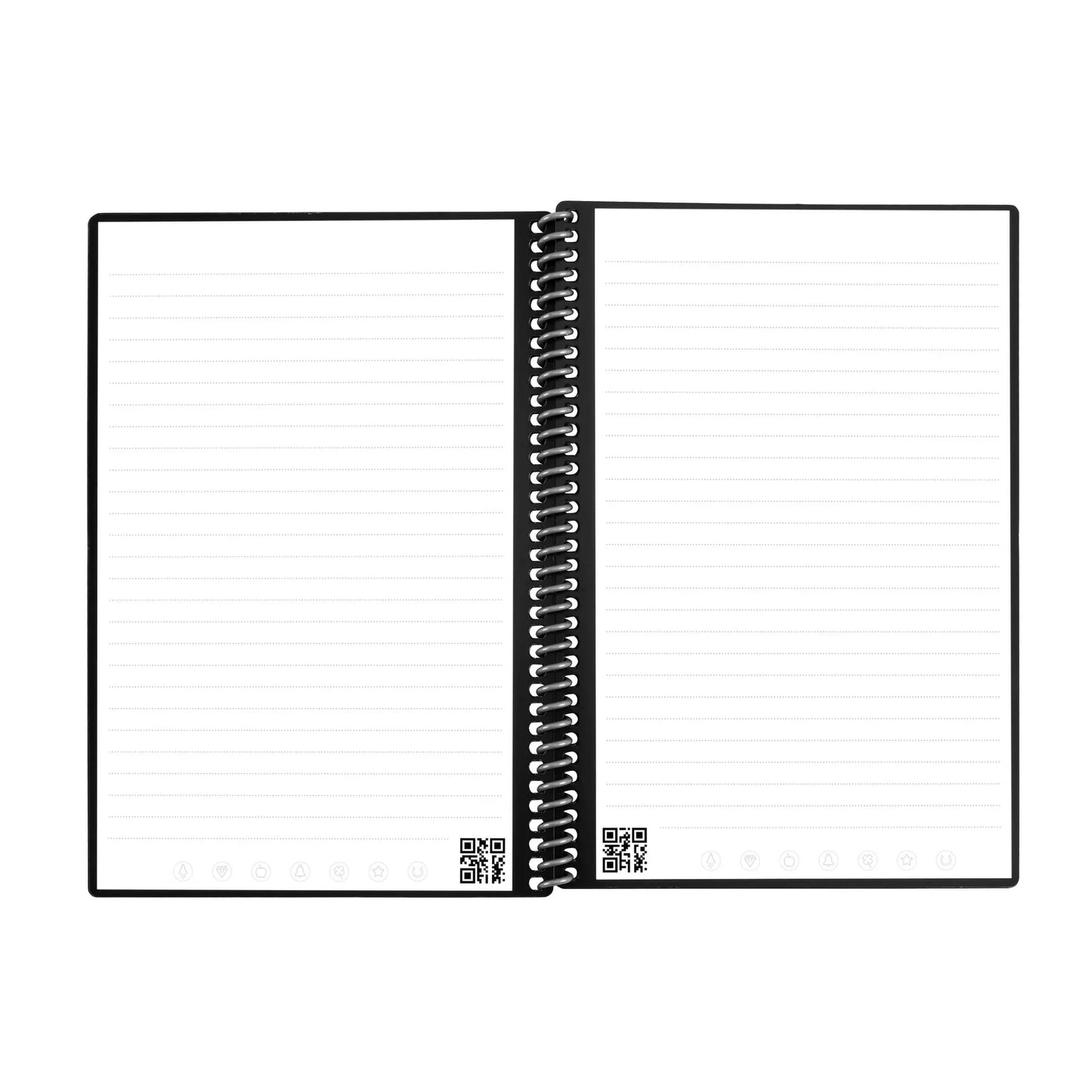 Rocketbook Fusion Letter A4 Reusable Smart Notebook 42 Multi-Format Style Pages Black 515901