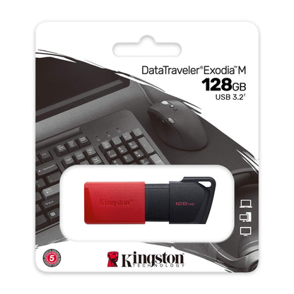 Kingston Technology DataTraveler Exodia M 128GB USB-A Flash Drive